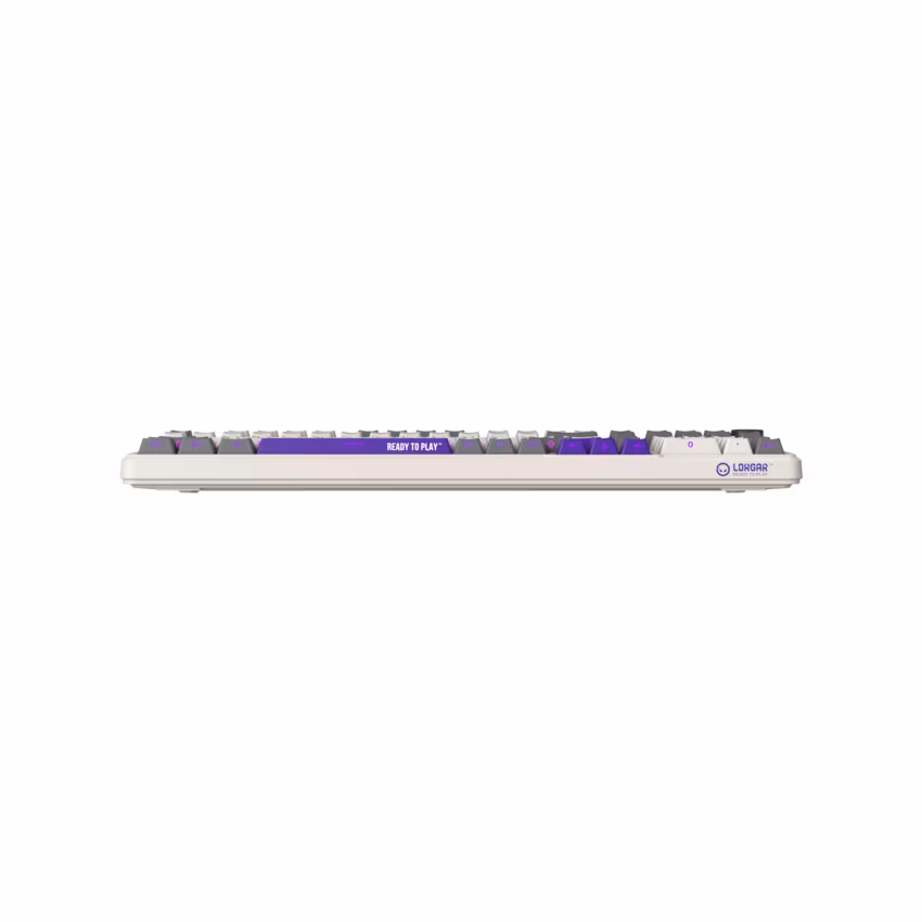Lorgar KBA4195RT, mechanická herná klávesnica, 101 klávesov, Toxic Purple Switch, Hot-Swap, RGB, USB-C