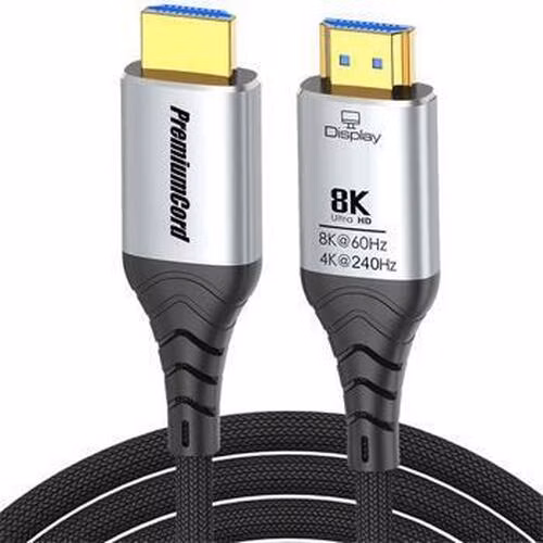 PremiumCord Ultra High Speed HDMI 2.1 optický fiber kabel 8K@60Hz,zlacené 10m
