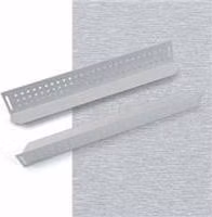 Nosné ližiny pro rack hl.600mm (L=380mm)-pár černé