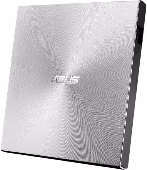 ASUS DVD Writer SDRW-08U7C-U/SIL/G/AS, External Slim DVD-RW, silver, USB-C, M-Disc