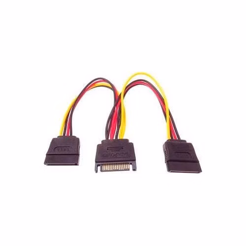 Napájací kábel PREMIUMCORD SATA (Y) k HDD (2xF/1xM, 16cm, rozdvojka)