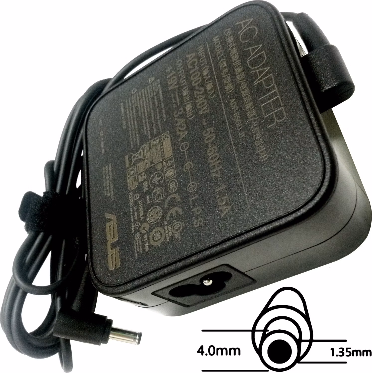 ASUS AC NAPÁJACÍ ADAPTÉR 65W 19V 3pin 4,0x1,35mm ; neobsahuje EU plug