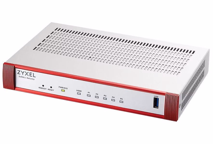 Zyxel USG FLEX 50 HP, 5 Gigabit user-definable ports, 1*1G PoE+, 1*USB with 1 YR Entry Defense Pack