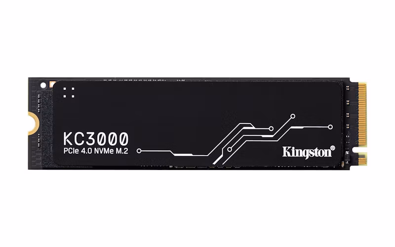 SSD disk Kingston 2048 GB KC3000 M.2 2280 NVMe™ PCIe Gen 4 (R 7000 MB/s; W 7000 MB/s)