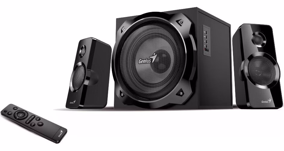 Genius SW-2.1 1850BT, Reproduktory, 2.1, 50W, Bluetooth, RCA, dálkové ovládání, černé