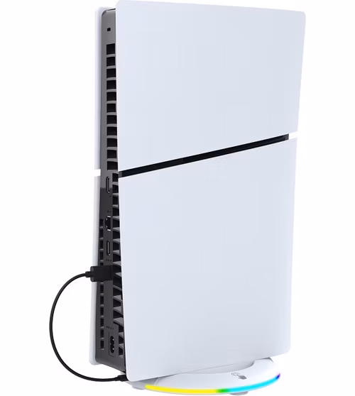iPega P5S025S Vertikálny stojan s RGB pre PS5 Slim/PS5 Pro White