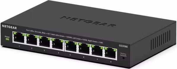 Netgear 8PT GIGABIT PLUS SWITCH - GS30Ev4