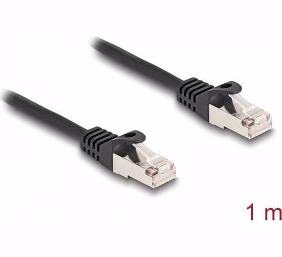 Delock Kabel ze zástrčkového konektoru RJ50 na zástrčkový konektor RJ50, S/FTP, 1 m, černý