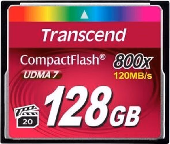 Transcend 128GB CF (800X) paměťová karta
