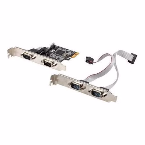 LANBERG KARTA PCI EXPRESS X1->4X DB-9(COM) NÍZKOPROFILOVÝ