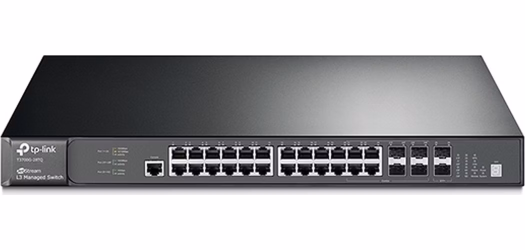 TP-Link T3700G-28TQ JetStream 28-Port Gigabit Stackable L3 Managed Switch