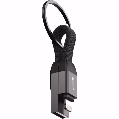Swissten magnetický keychain kabel usb-a / lightning 9,7 cm