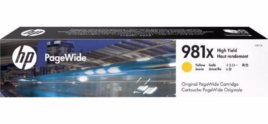 HP PageWide Cartridge 981X/Yellow/10 000 stran