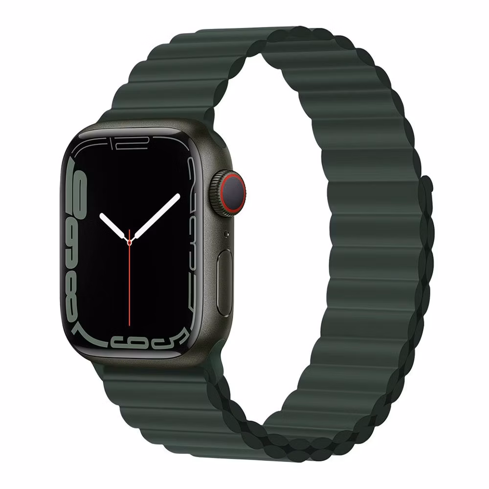 Devia remienok Deluxe Series Sport3 Silicone Magnet Band 44/45/46mm - Sequoia