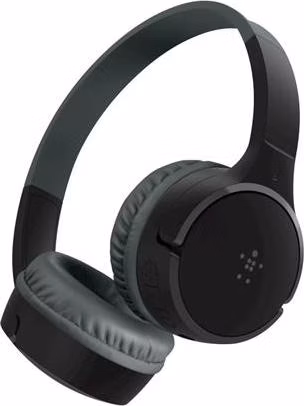 Belkin SOUNDFORM Mini - Wireless On-Ear Headphones for Kids - dětská bezdrátová sluchátka, černá - NOVÁ VERZE