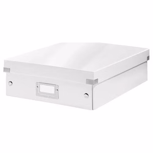 LEITZ Organizační box Click&amp;Store, velikost M, bílá