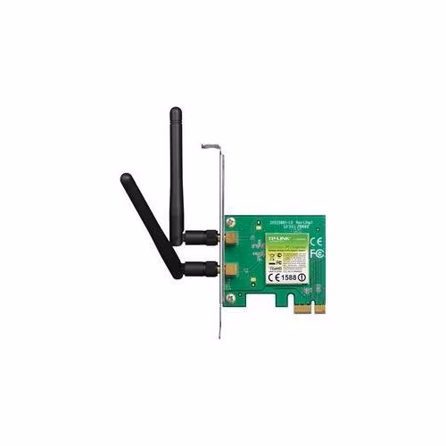 300Mbps Wi-Fi PCI Express Adapter SPEED: 300 Mbps at 2.4 GHz SPEC: 2× High Gain External Antennas