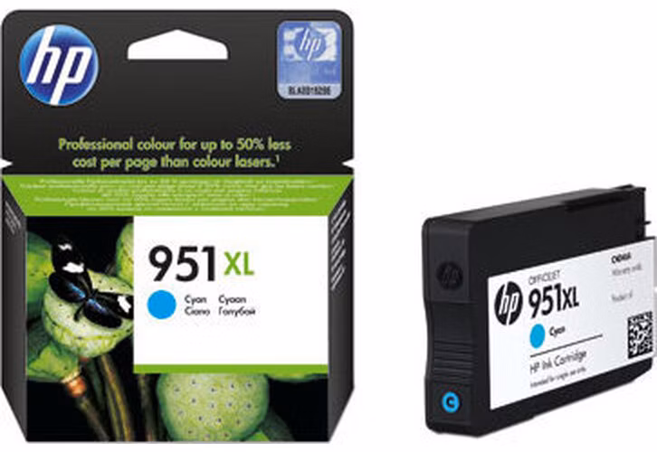 HP Ink Cartridge 951XL/Cyan/1500 stran