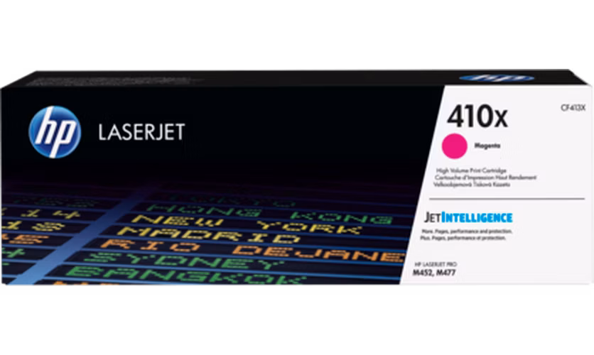 HP Purpurová originálna tonerová kazeta s vysokou výťažnosťou HP 410X LaserJet 5000 strán