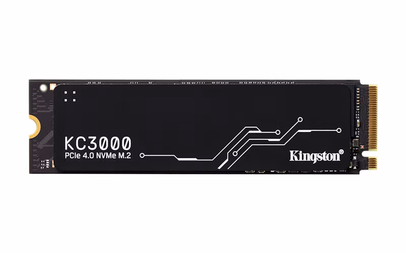 SSD disk Kingston 512 GB KC3000 M.2 2280 NVMe™ PCIe Gen 4 (R 7000 MB/s; W 3900 MB/s)