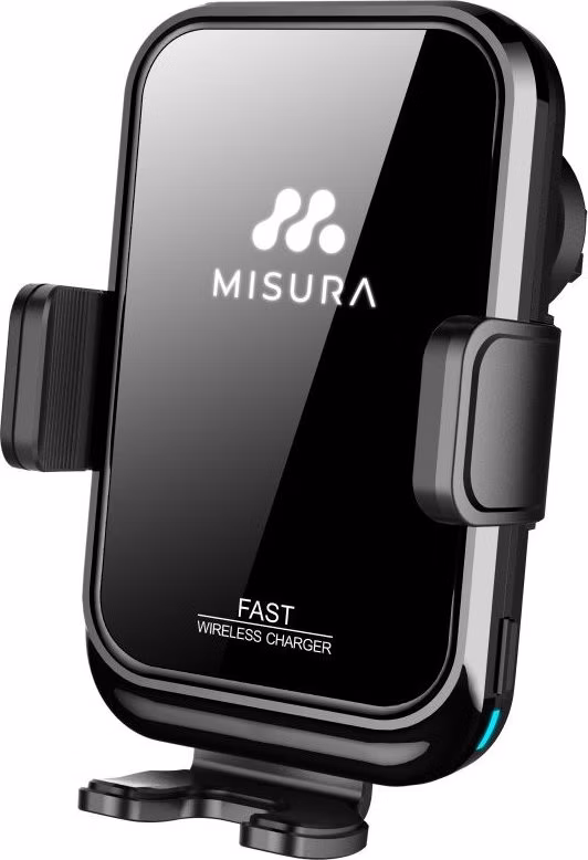 MISURA držák mobilu do auta s bezdrátovým nabíjením MA04 černý