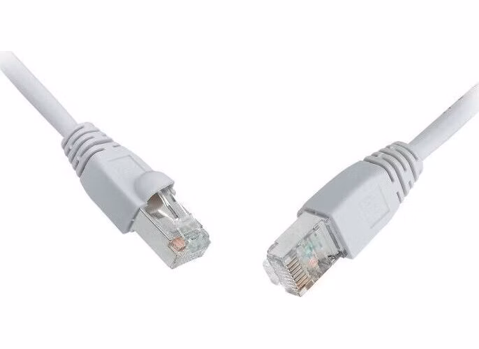Solarix Patch kabel CAT6 SFTP PVC 15m šedý snag-proof C6-315GY-15MB