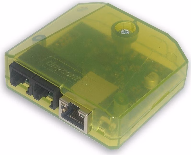 TINYCONTROL LK4mini I2C + I2C/1-Wire + držák na DIN lištu