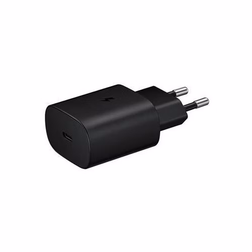 Samsung cestovní nabíječka EP-TA800EBE, PD, Fast charging, USB-C, 25 W, černá, (bulk)