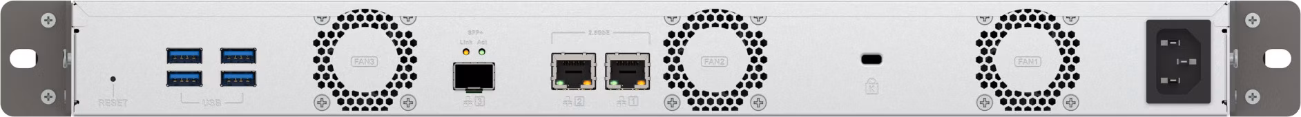 QNAP TS-432XeU-4G (4core ARM, 4GB RAM, 4x SATA, 2x 2,5GbE, 1x 10GbE SFP+, malá hĺbka)