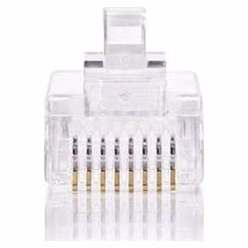 Nedis CCGB89300TP - Síťový Konektor CAT5 | RJ45 (8P8C) Zástrčka - 10 kusů | Průhledný