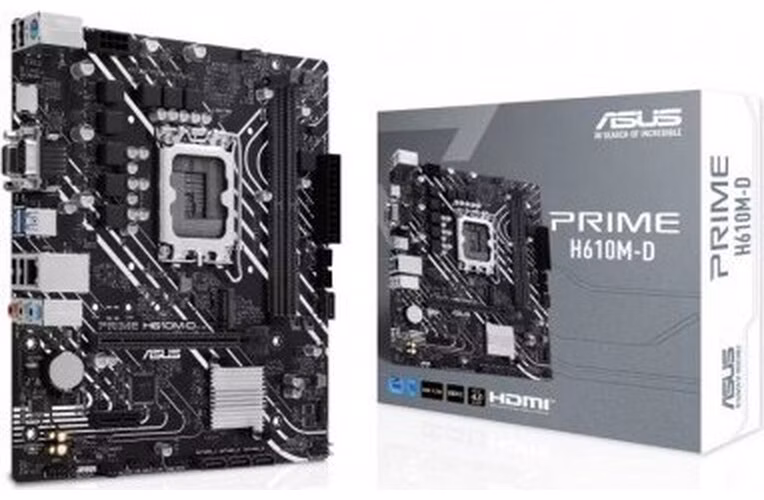 ASUS MB Sc LGA1700 PRIME H610M-D, Intel H610, 2xDDR5, 1xHDMI, 1xVGA, mATX