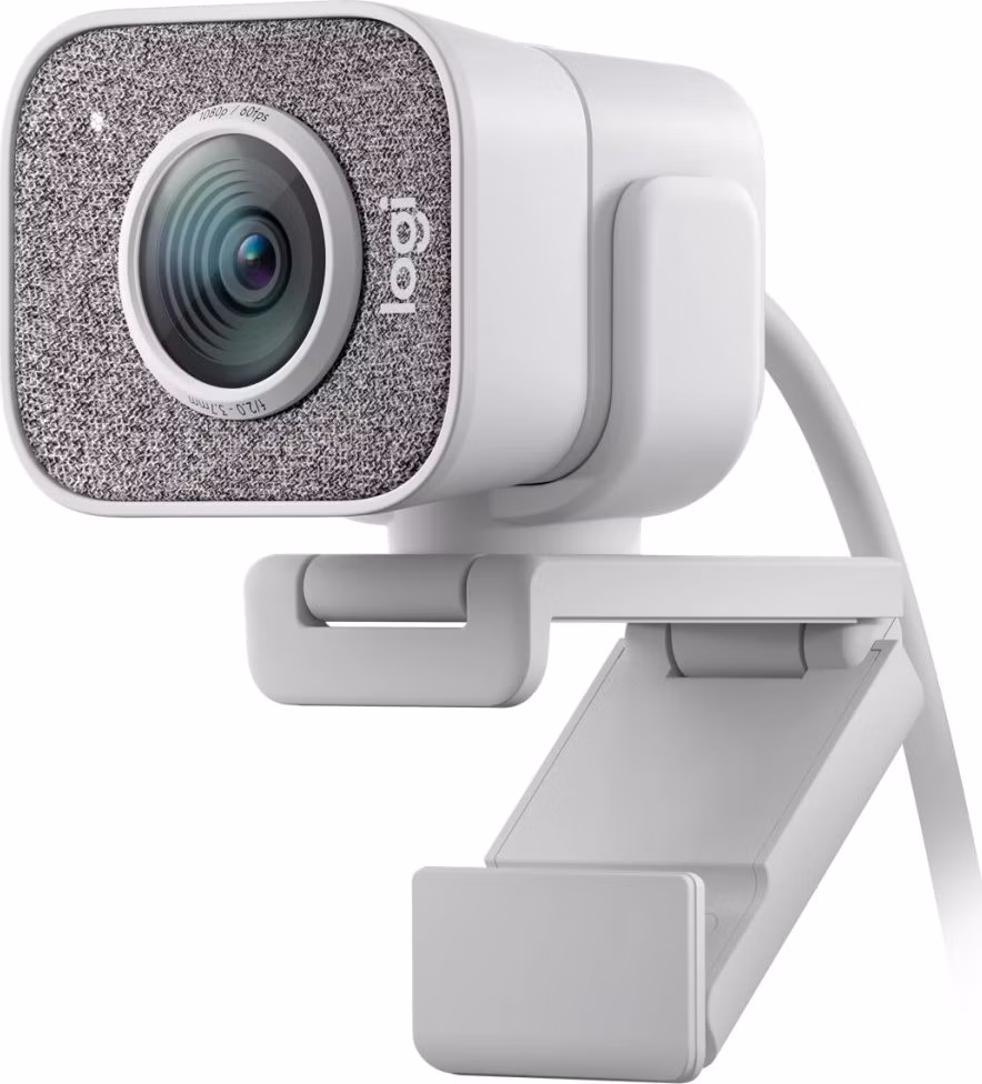 Logitech HD webkamera StreamCam C980 / FullHD / USB-C / bílá
