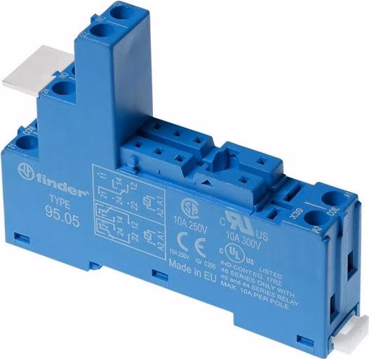 Solarmi patice relé Finder 95.05, 40/44, 99.02, 1P/2P