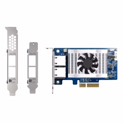 QNAP QXG-10G2T-X710 - dvojportová rozširujúca 10GbE (Intel X710) karta pre PC aj QNAP NAS