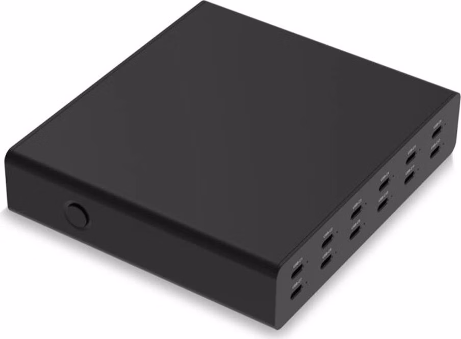 LMP USB-C 12-Port GaN SmartCharge 144W - Black