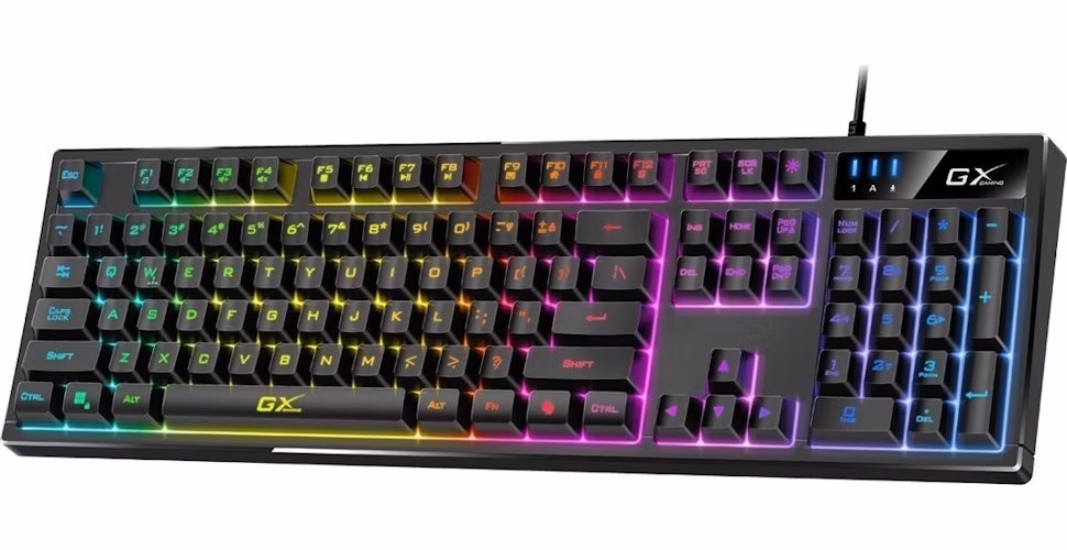 Genius GX Gaming Scorpion K7 Klávesnice, herní, drátová, RGB podsvícení,Copilot klávesa, CZ+SK layout, USB, černá