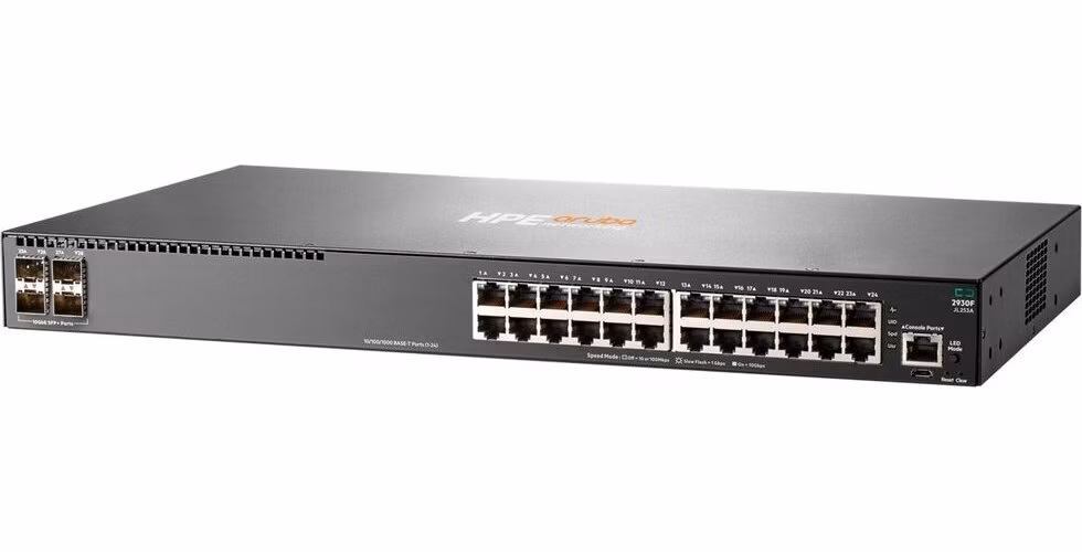 HPE Aruba Networking 2930F 24G 4SFP Switch