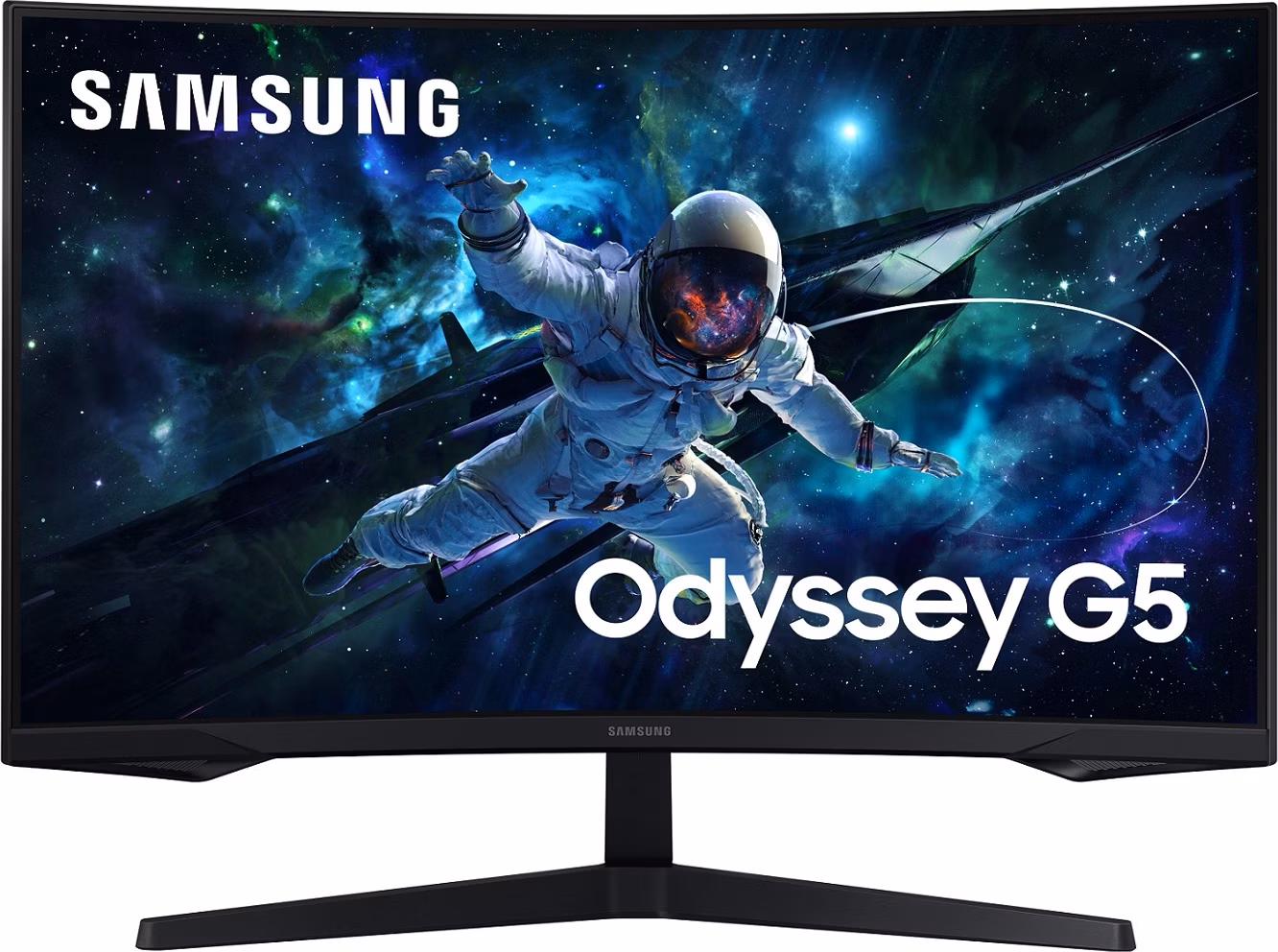 Samsung MT LED LCD herný monitor 32" Odyssey LS32AG550EUXEN-Flexible, VA,1ms,165Hz,2560x1440,HDMI,Display Port