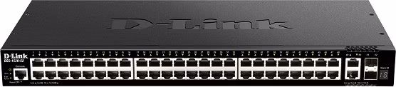 D-Link DGS-1520-52 48 ports GE + 2 10GE ports + 2 SFP+ Smart Managed Switch