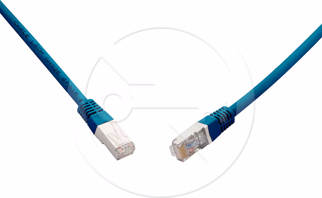 SOLARIX 10G patch kábel CAT6A SFTP LSOH 20m, modrý