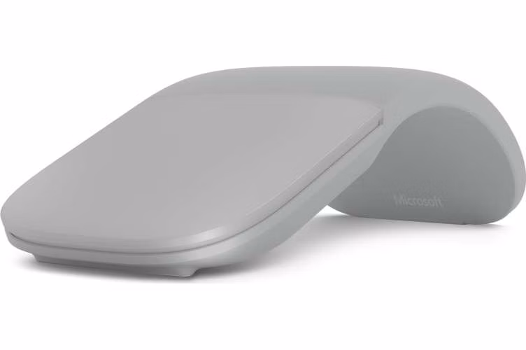 Microsoft Surface Arc Mouse/Cestovné/Blue Track/1 000 DPI/Bezdrôtová Bluetooth/Sivá