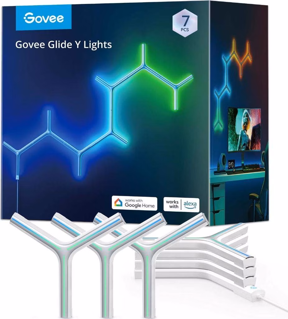 Govee LED RGBIC Y Shape Light Panel - 7ks