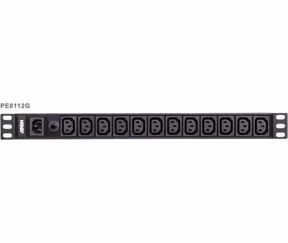 Aten PE0112 Základní řada PDU 10A Vstup C14 výstup 12x C13