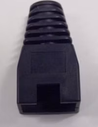 kryt na mod.konektor RJ45 - čierna, (100ks)