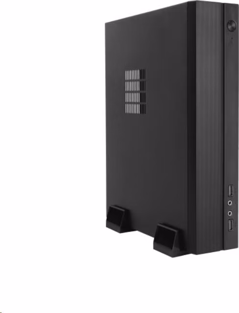 Skriňa CHIEFTEC Compact Series/mini ITX, IX-06B-OP, čierna, bez zdroja