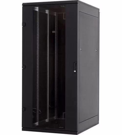 Triton 19" rozvaděč stojanový 37U/600x900, skleněné dveře, barva černá