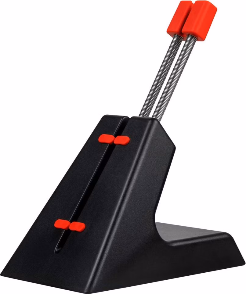 AROZZI ANCORA Mouse Bungee BlackRed/ držák kabelu pro herní myši/ černočervený/ nastavitelný