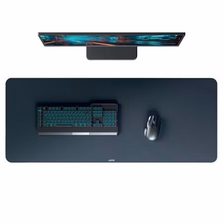 LEITZ podložka na stůl XL 100x40cm sametově šedá