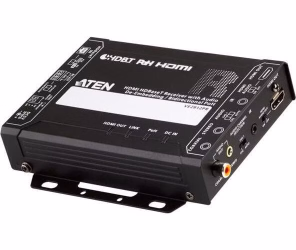 ATEN HDMI HDBaseT Receiver with Audio De-Embedding / Bi-directional PoH (4K@100m) (HDBaseT Class A) (PoH PSE &amp; PD)