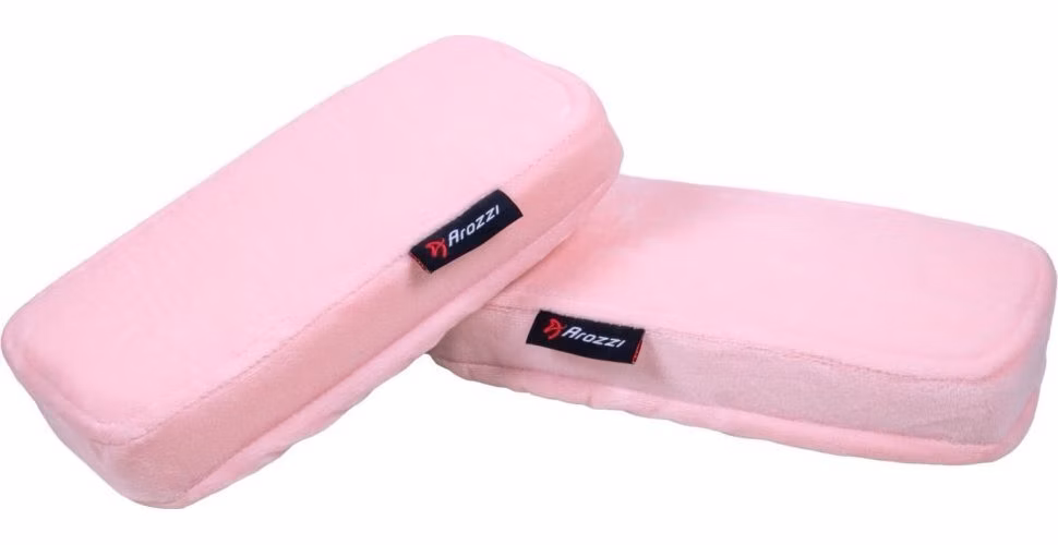 AROZZI Memory Foam Armrest Pads/ náhradní područky pro herní židle/ paměťová pěna/ růžové